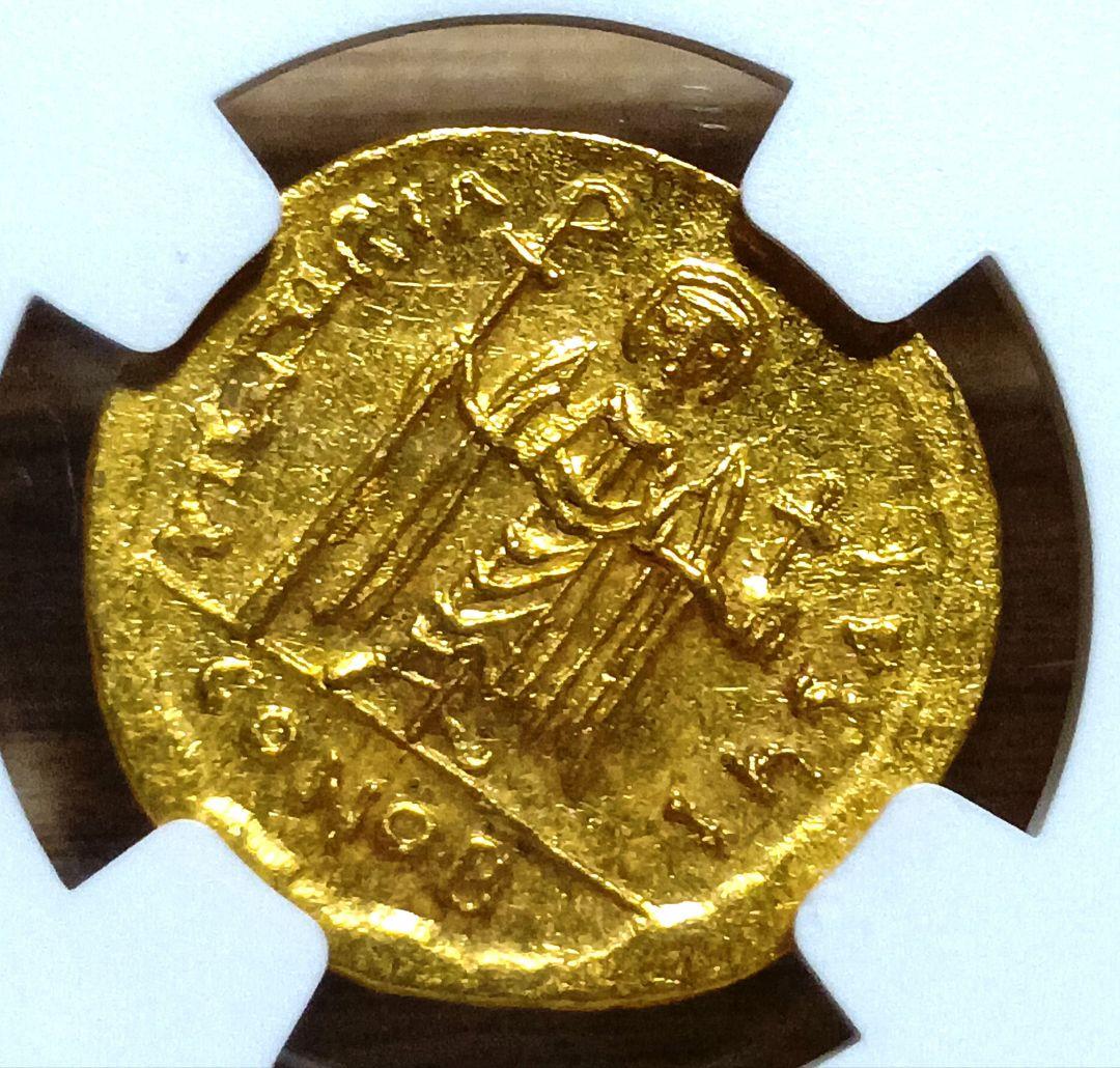 NGC ビザンチン帝国 ソリダス AD 602-610年　古代　　美術品
