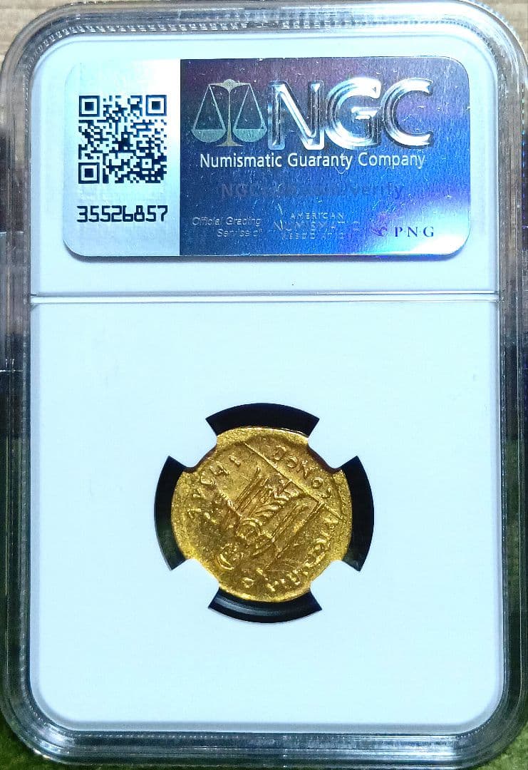 NGC ビザンチン帝国 ソリダス AD 602-610年　古代　　美術品