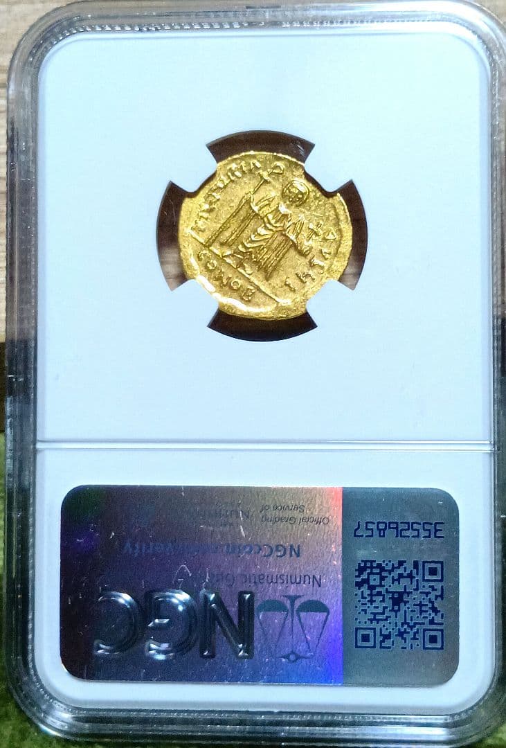 NGC ビザンチン帝国 ソリダス AD 602-610年　古代　　美術品