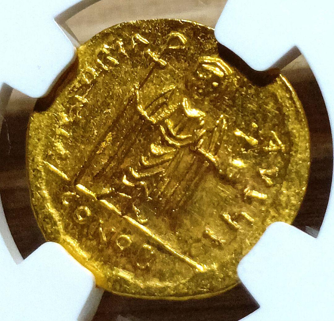 NGC ビザンチン帝国 ソリダス AD 602-610年　古代　　美術品
