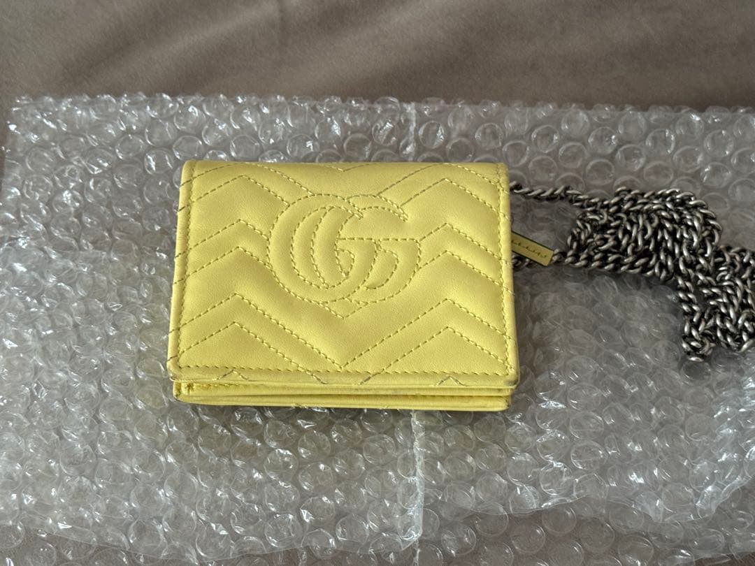 GUCCI グッチ　チェーンウォレット　財布　GG