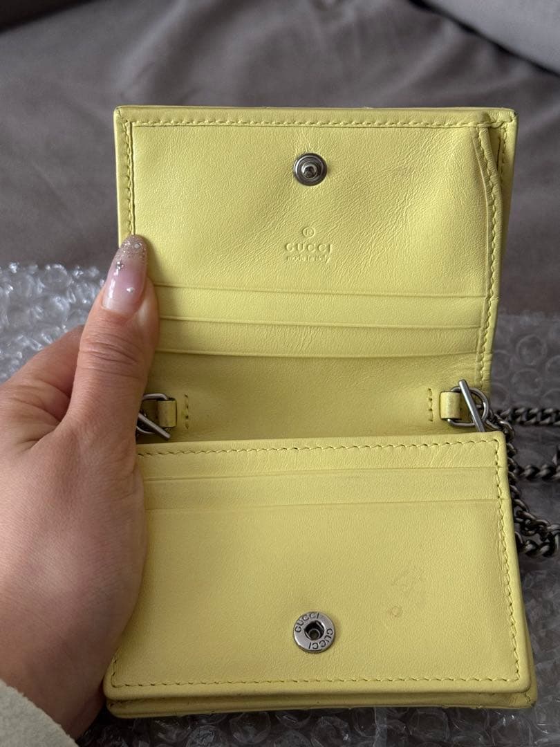 GUCCI グッチ　チェーンウォレット　財布　GG