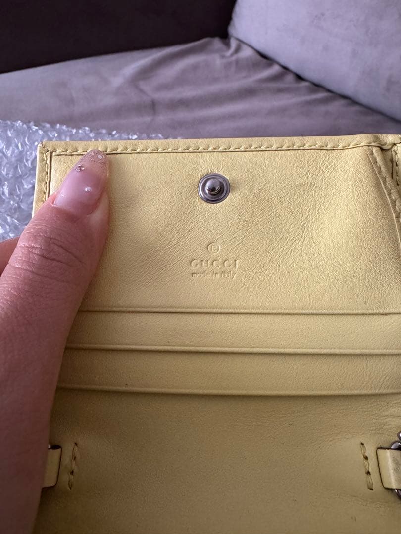 GUCCI グッチ　チェーンウォレット　財布　GG