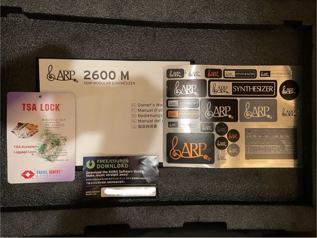 KORG ARP 2600 m ほぼ未使用 日本製 モジュラーシンセ 新品同様