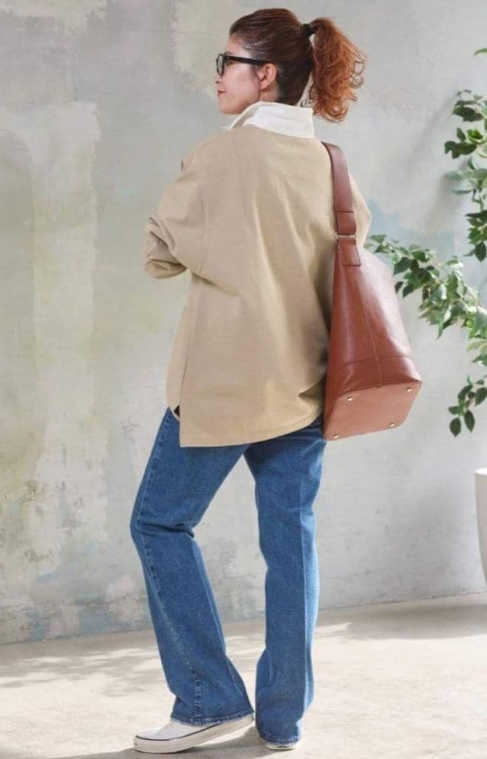 【美品】Spick & Span　ラガーシャツ