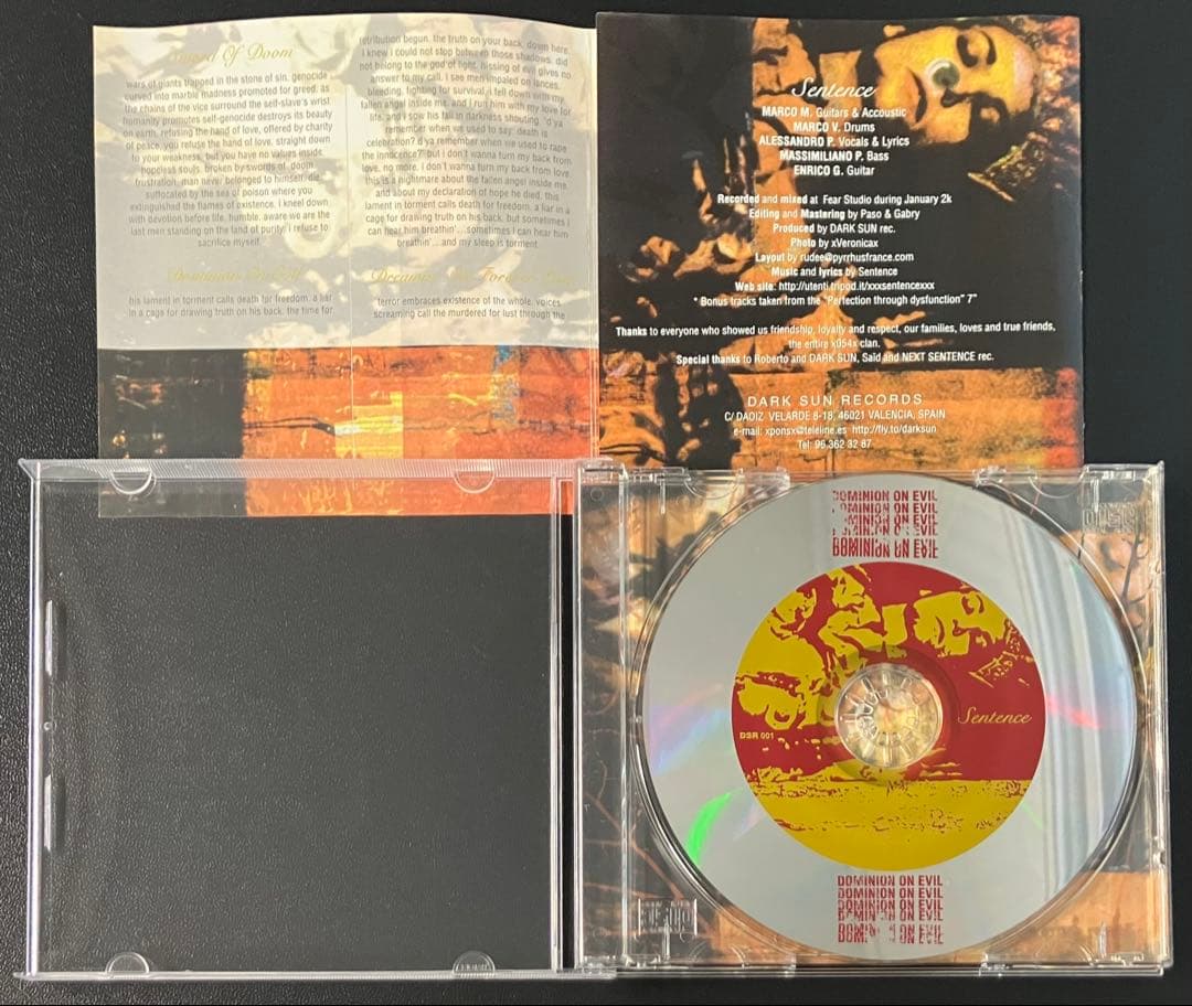 【CD•オリジナル盤】Sentence – Dominion On Evil