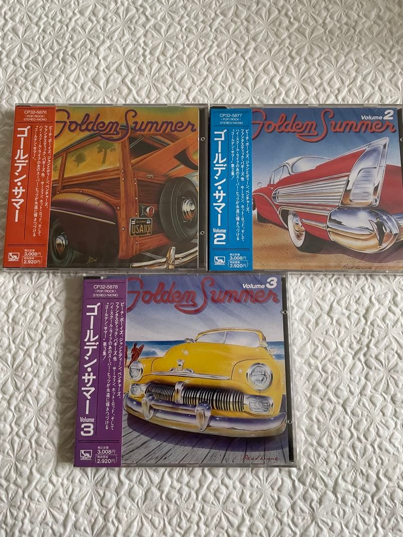 洋楽 Golden Summer vol.1~3,Beach Boys ,etc.