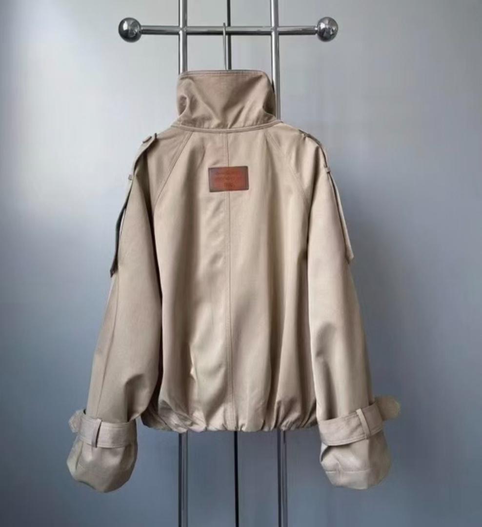 Acne Studios 2025年 英国風 ショートトレンチコート
