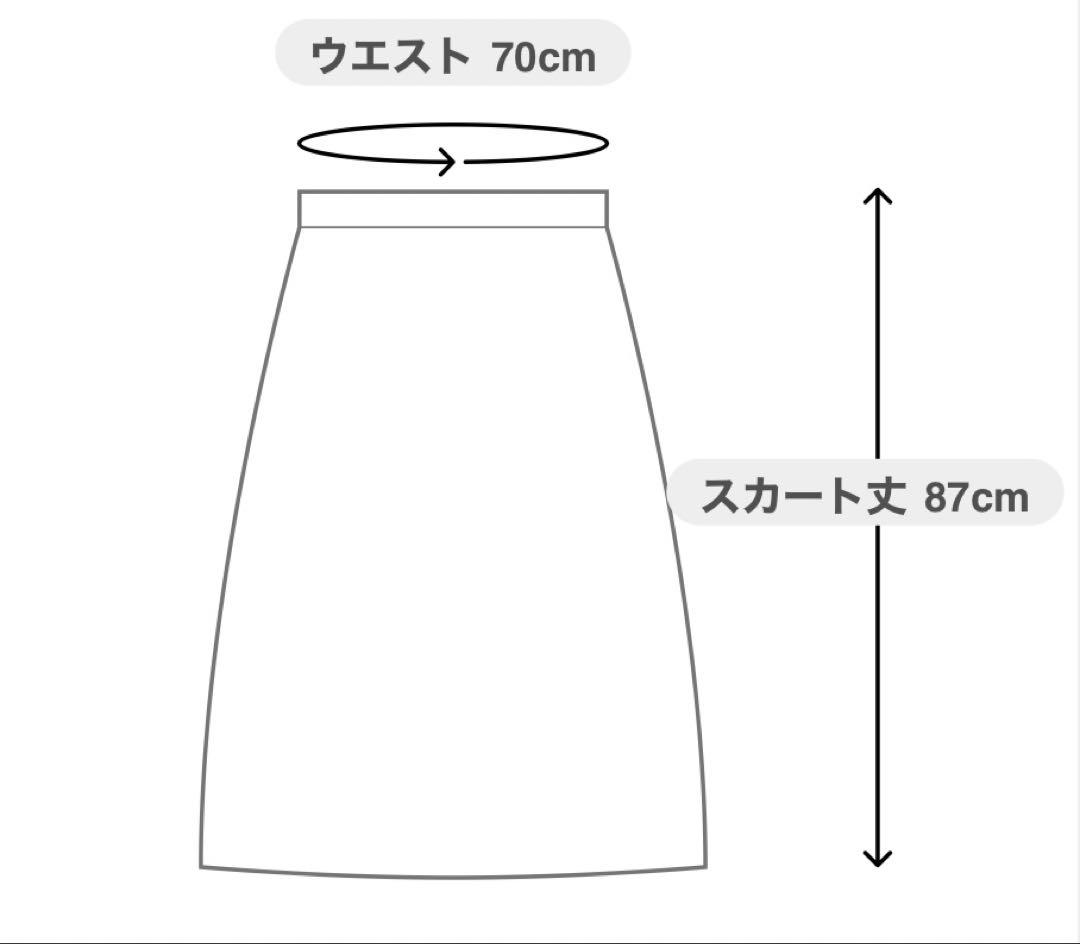 <新品未使用品 > アドーア ストレッチジョーゼットスカート 今季