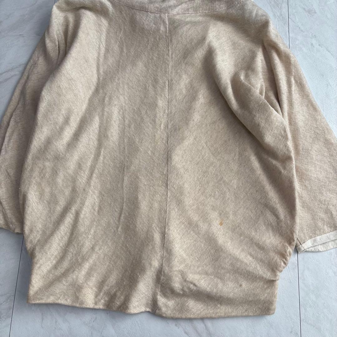 AD2006 ジュンヤワタナベ リボン 麻 カーディガン