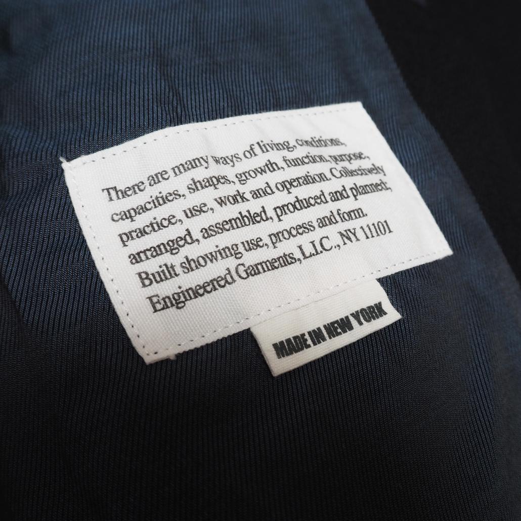 Engineered Garments 24SS ホップサック 紺ブレ 銀ボタン