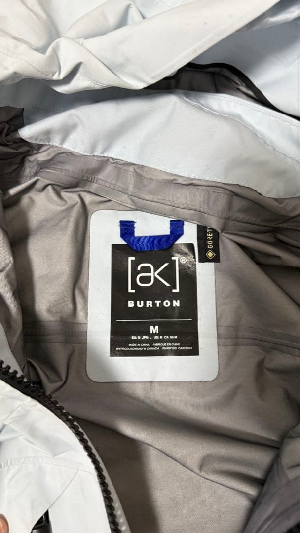 中古22-23BURTON[ak]3LHOVERJKT+ Freebirdbib