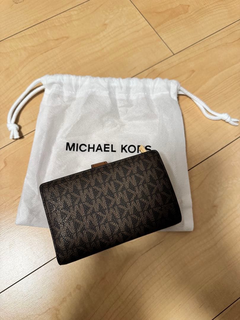 (リエさん専用)MICHAEL KORS 二つ折り財布 ブラウン