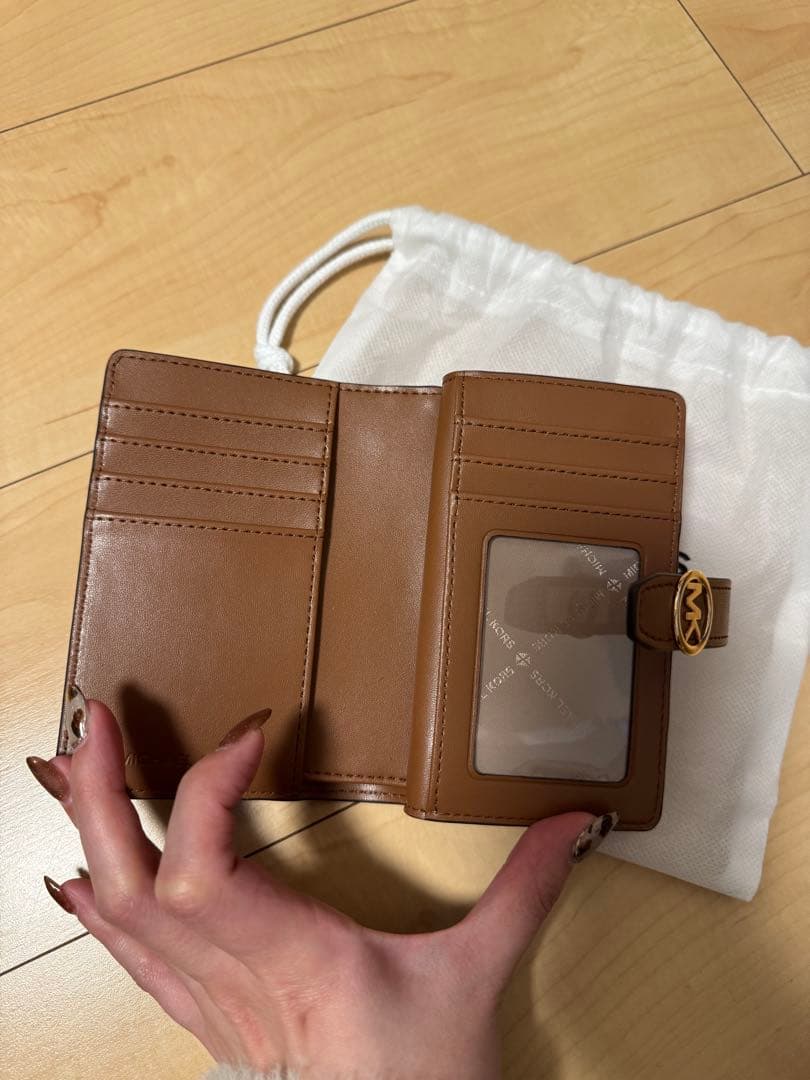 (リエさん専用)MICHAEL KORS 二つ折り財布 ブラウン