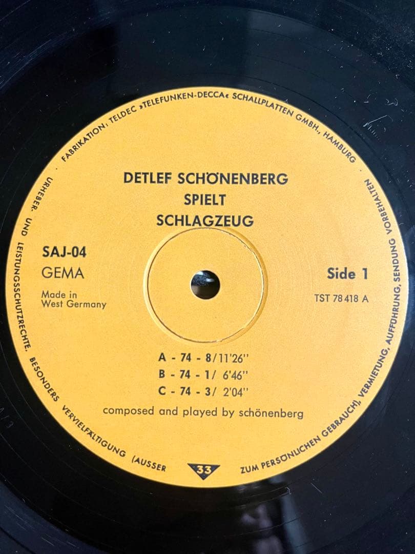 その他 Detlef Schonenberg spielt Schlagzeug