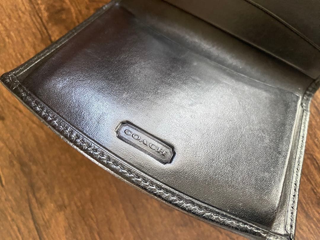 【レア】　COACH レザー 名刺入れ