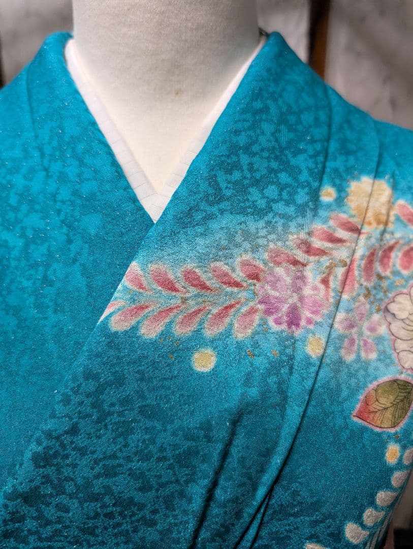 cherrybIossom様 高級辻ヶ花ブルー白色グラデスーパーガード帯とセット