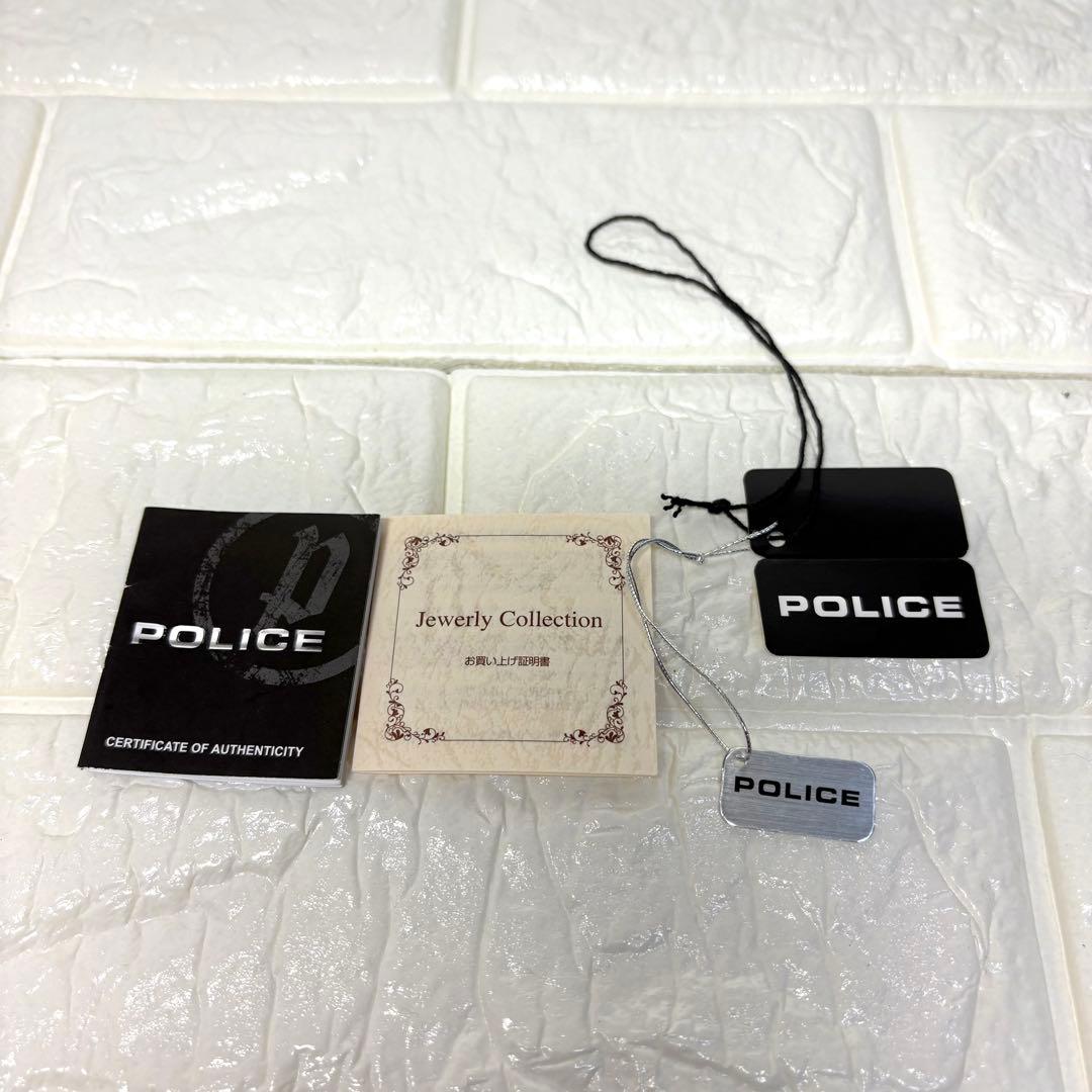 【極美品✨】POLICE チェーンネックレス ケース付き