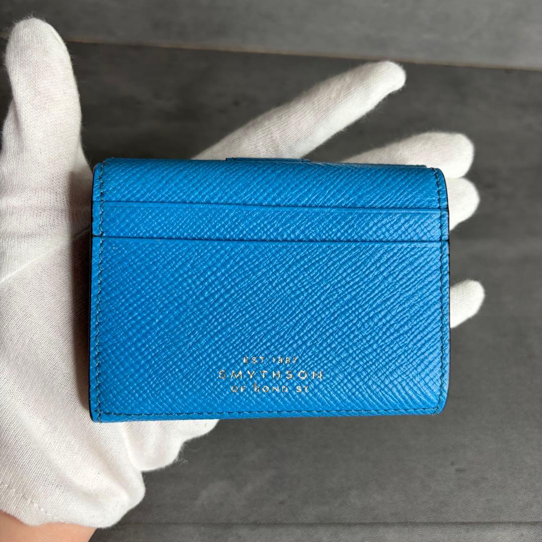 【極美品】SMYTHSON PANAMA ミニウォレット 三つ折り財布 本革