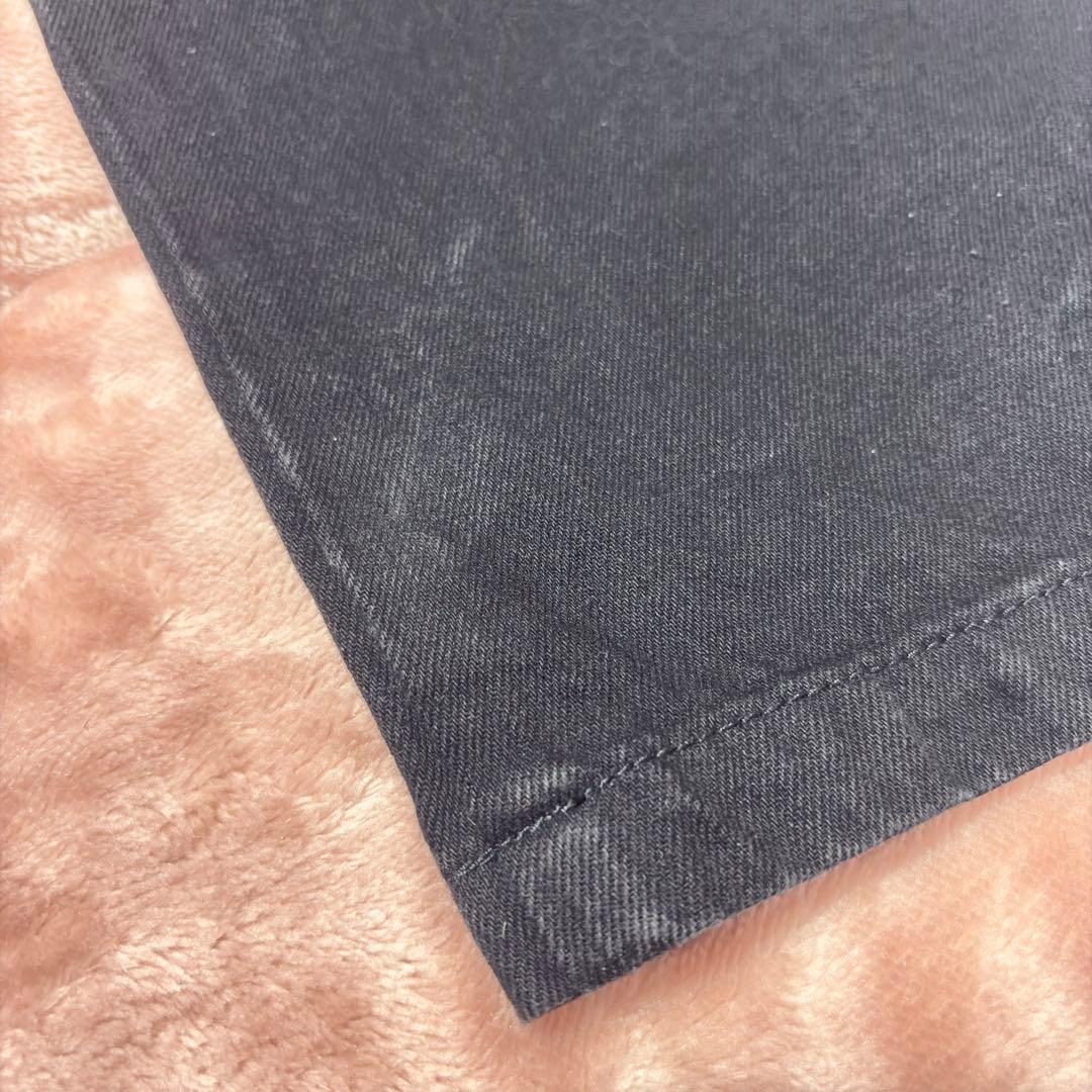 REFLEM ダブルライン カーゴデニムパンツ Mサイズ レフレム 黒 ブラック