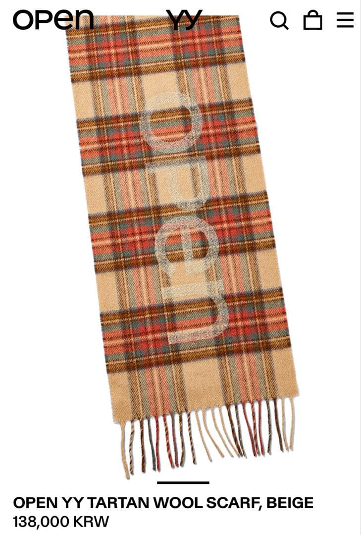 小物 OPENYY WOOL SCARF