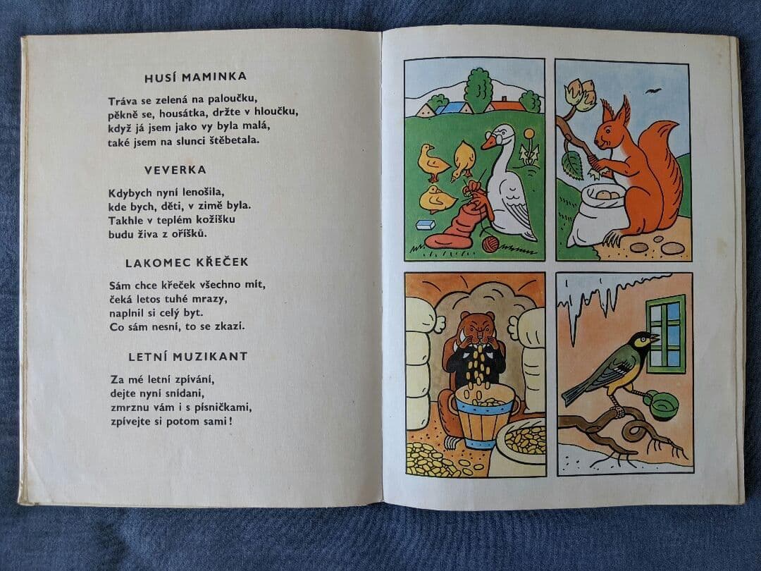 チェコ絵本 Josef Lada / Vesely Prirodopis