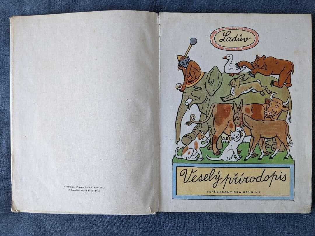 チェコ絵本 Josef Lada / Vesely Prirodopis