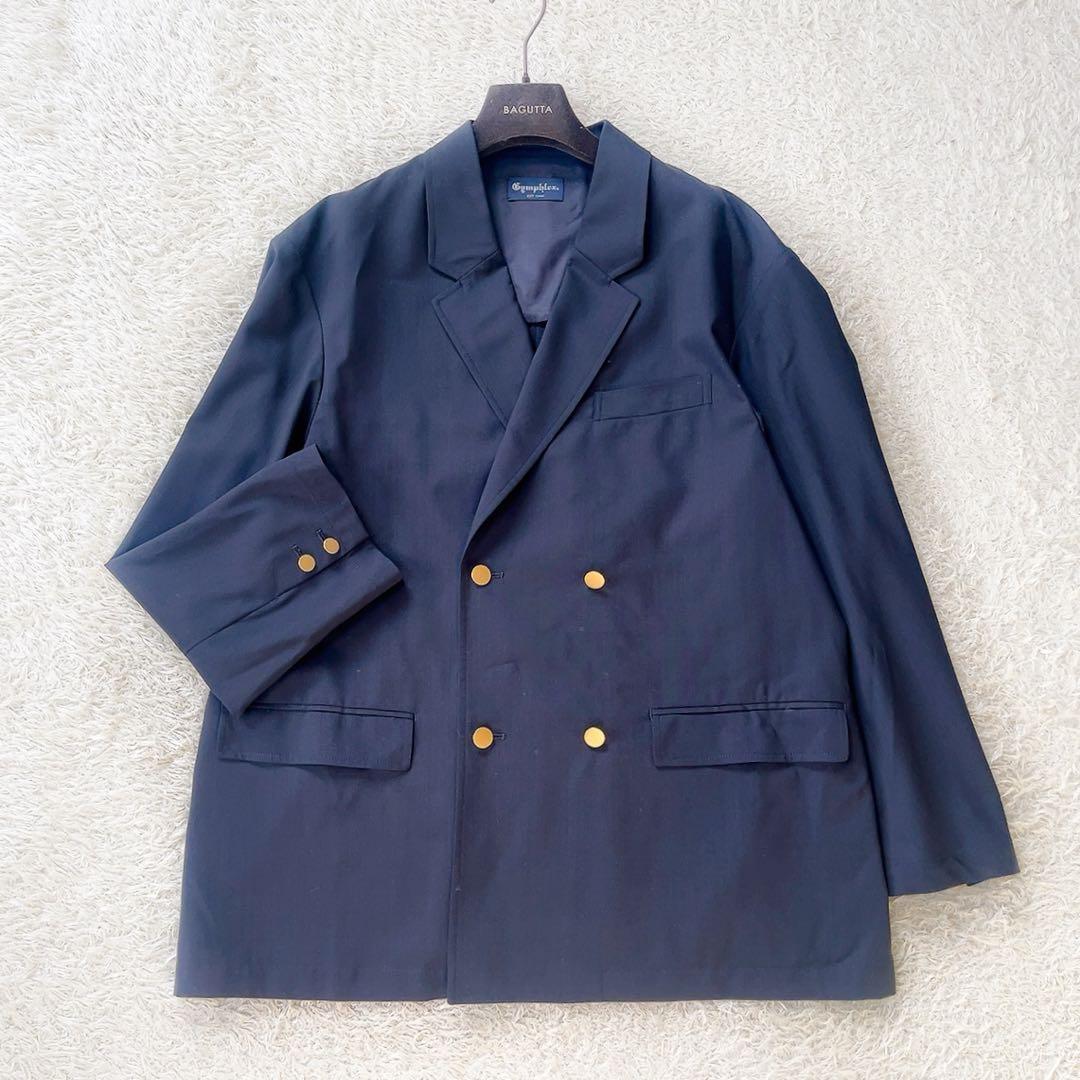 Gymphlex ウールトロピカル ダブルブレストブレザー SOLID MEN
