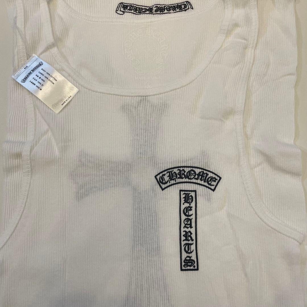 新品 L 青山店購入 CHROME HEARTS タンクトップ インボイス 一致
