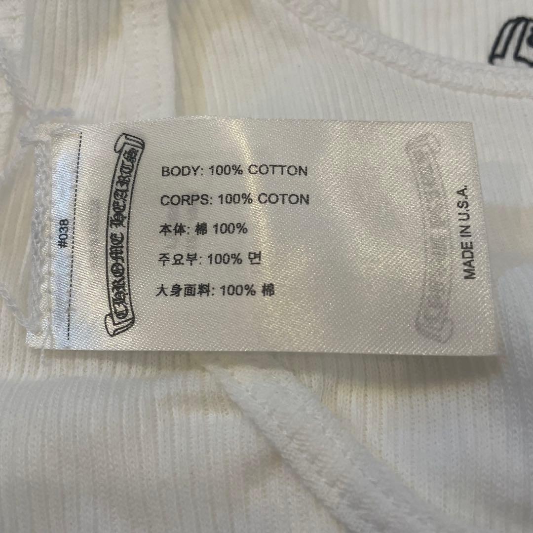 新品 L 青山店購入 CHROME HEARTS タンクトップ インボイス 一致