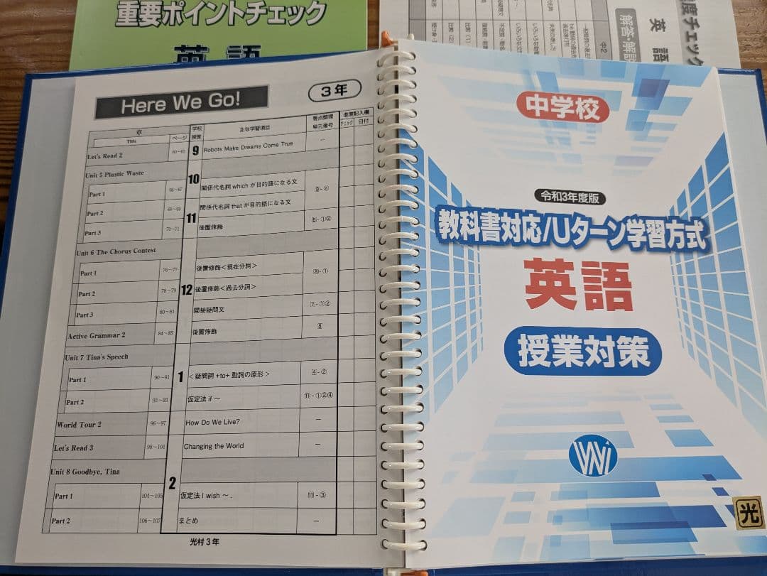 文部科学省指導要項準拠 中学校 学習指導書 5教科セット 中1〜中3 重点テスト