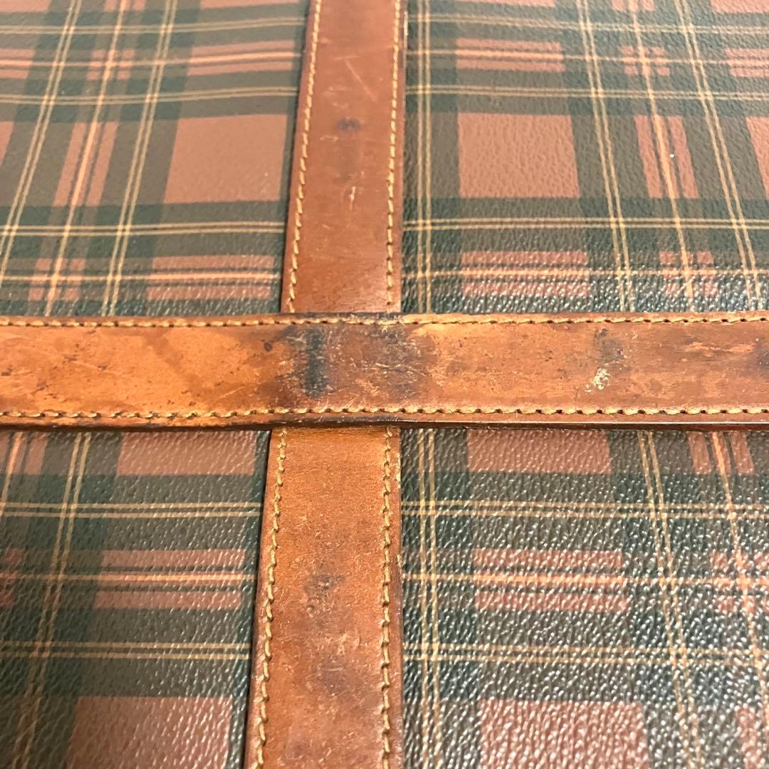大容量　Polo Ralph Lauren チェック柄　ボストンバッグ　チャーム