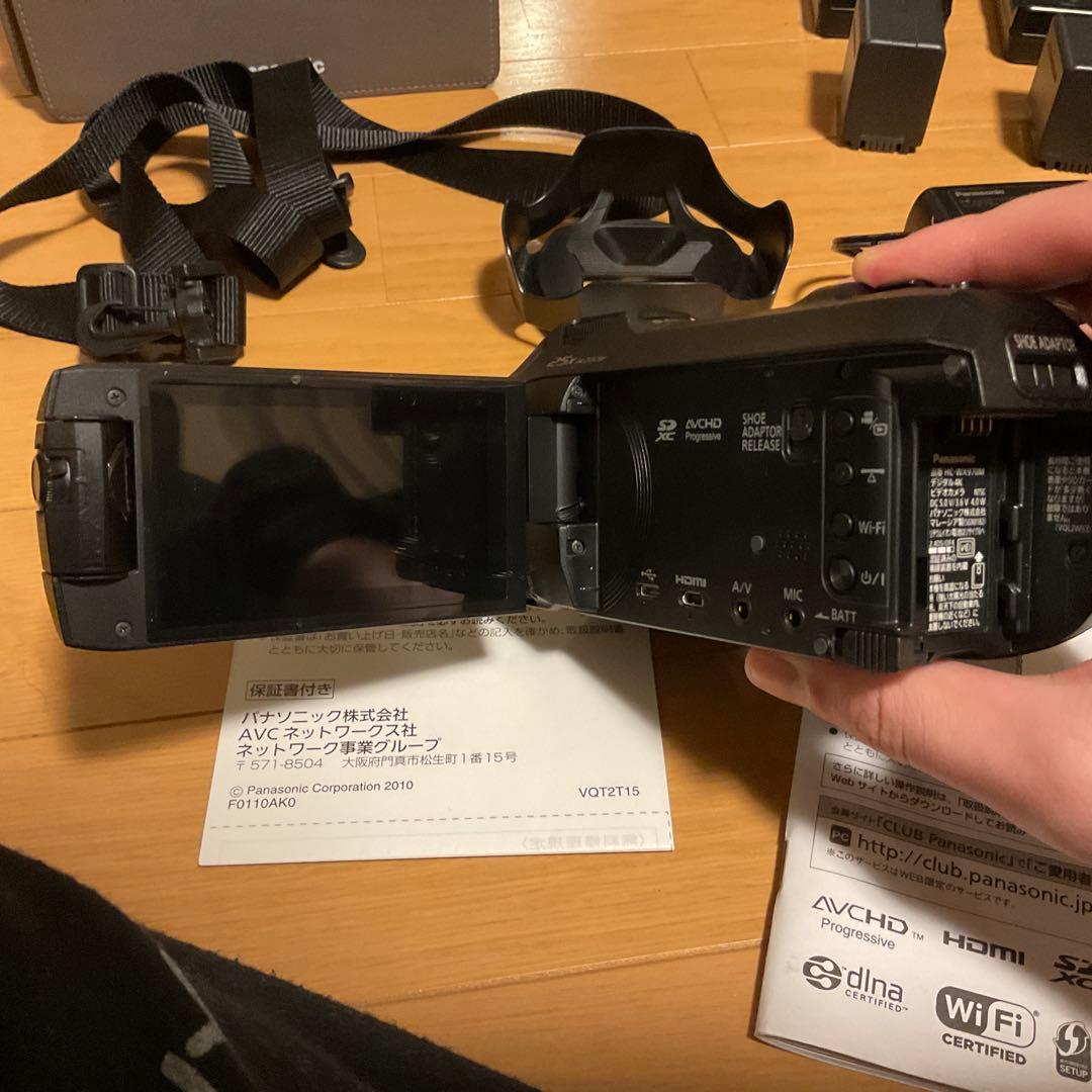 Panasonic HC-WX970M 4K ビデオカメラ　セット