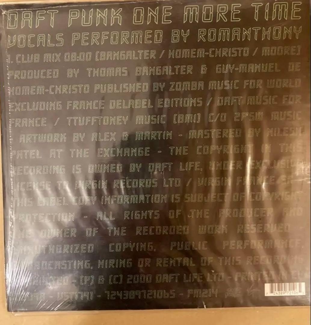 Daft Punk — One More Time12\" (EU盤)