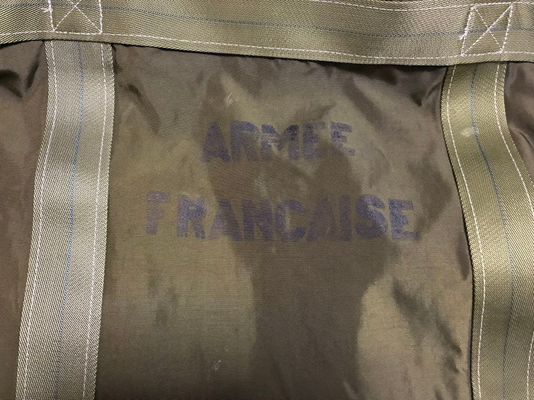 チャレンジ価格　ビンテージ　名作　80s フランス軍パラシュートバッグ
