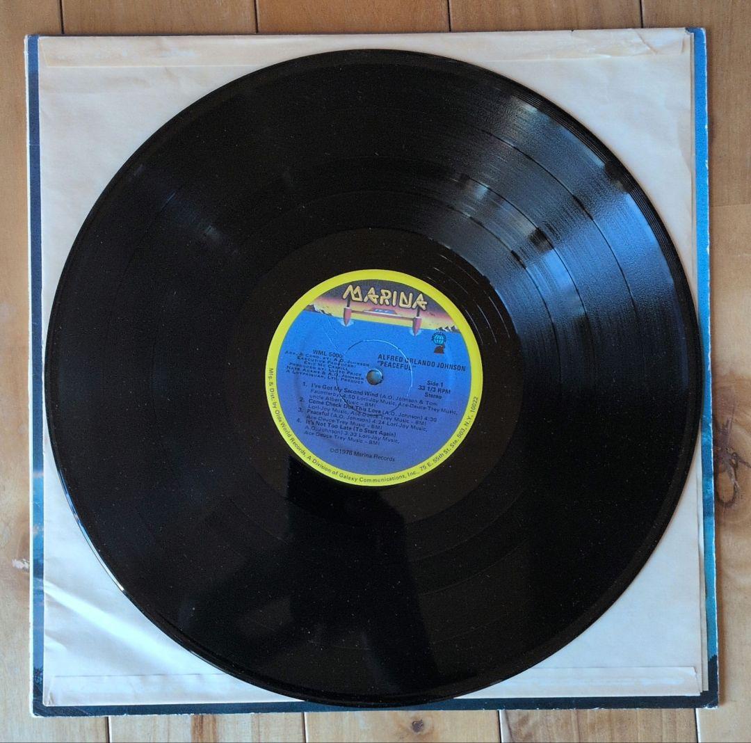 【レコードLP】Al Johnson Peaceful