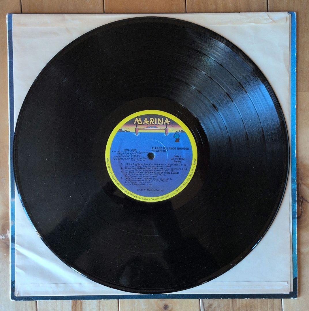 【レコードLP】Al Johnson Peaceful