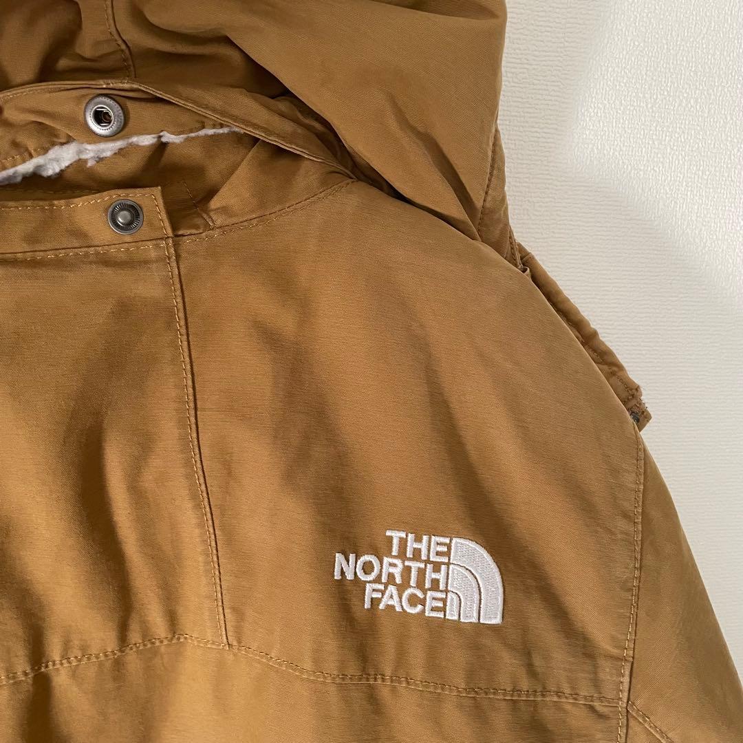 THE NORTH FACE A044▶︎ モッズコート▶︎メンズSキャメルあったか