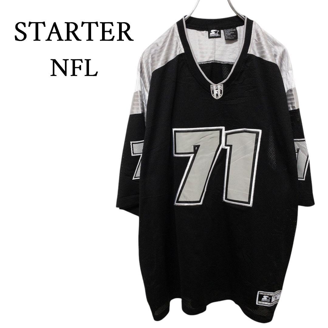 ☆STARTER☆ NFL ロサンゼルス・レイダース ゲームシャツ C-4731