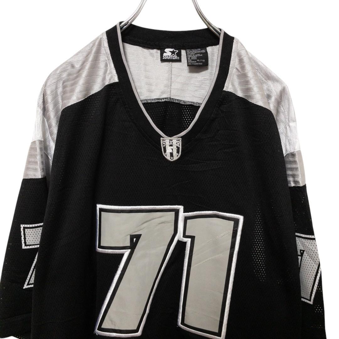☆STARTER☆ NFL ロサンゼルス・レイダース ゲームシャツ C-4731
