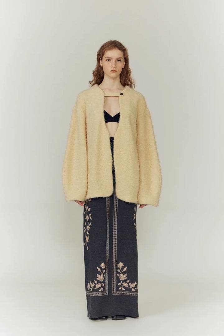 Eaphi SCARF MOTIF KNIT SKIRT 【新品未使用タグ付き】