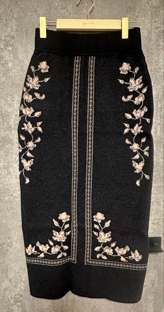 Eaphi SCARF MOTIF KNIT SKIRT 【新品未使用タグ付き】