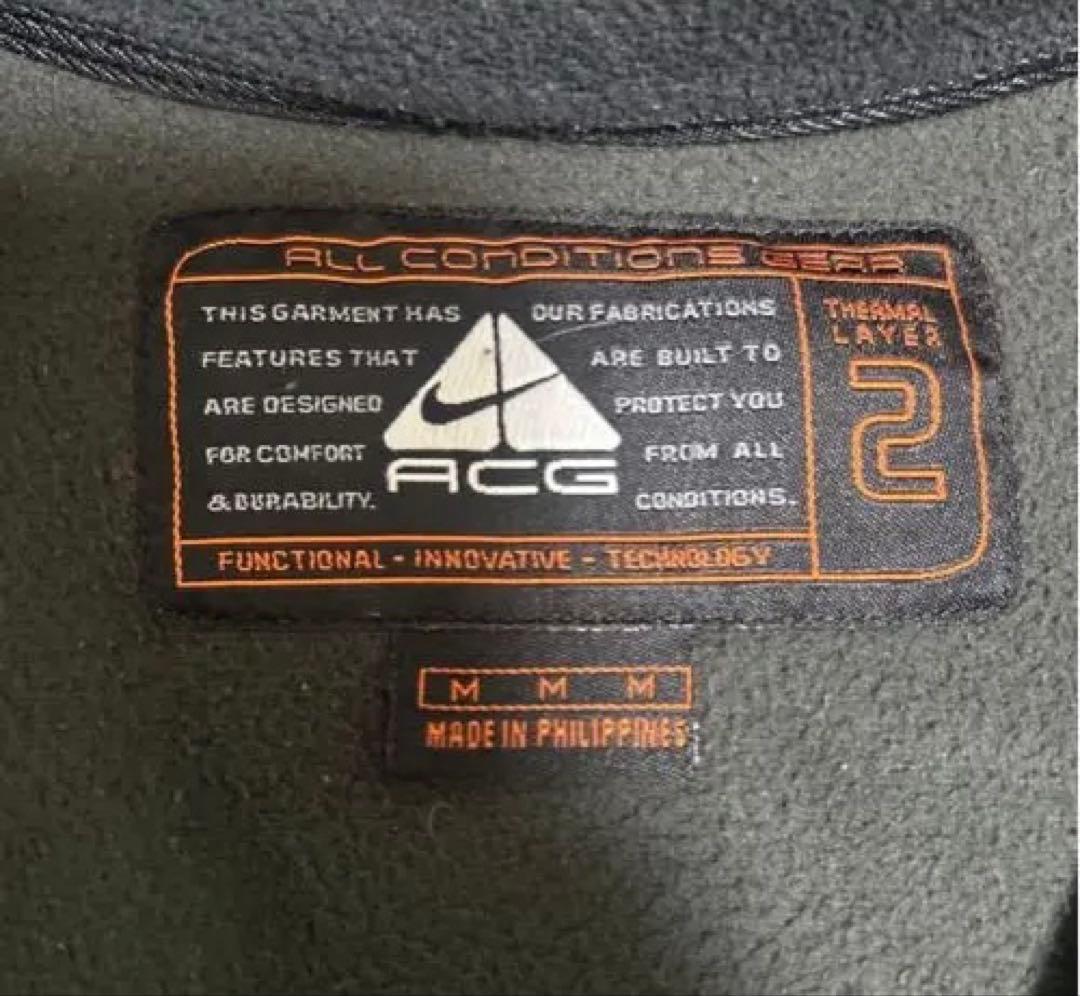 【最終価格】NIKE ACG 90s フリースベスト ダークグレー y2k