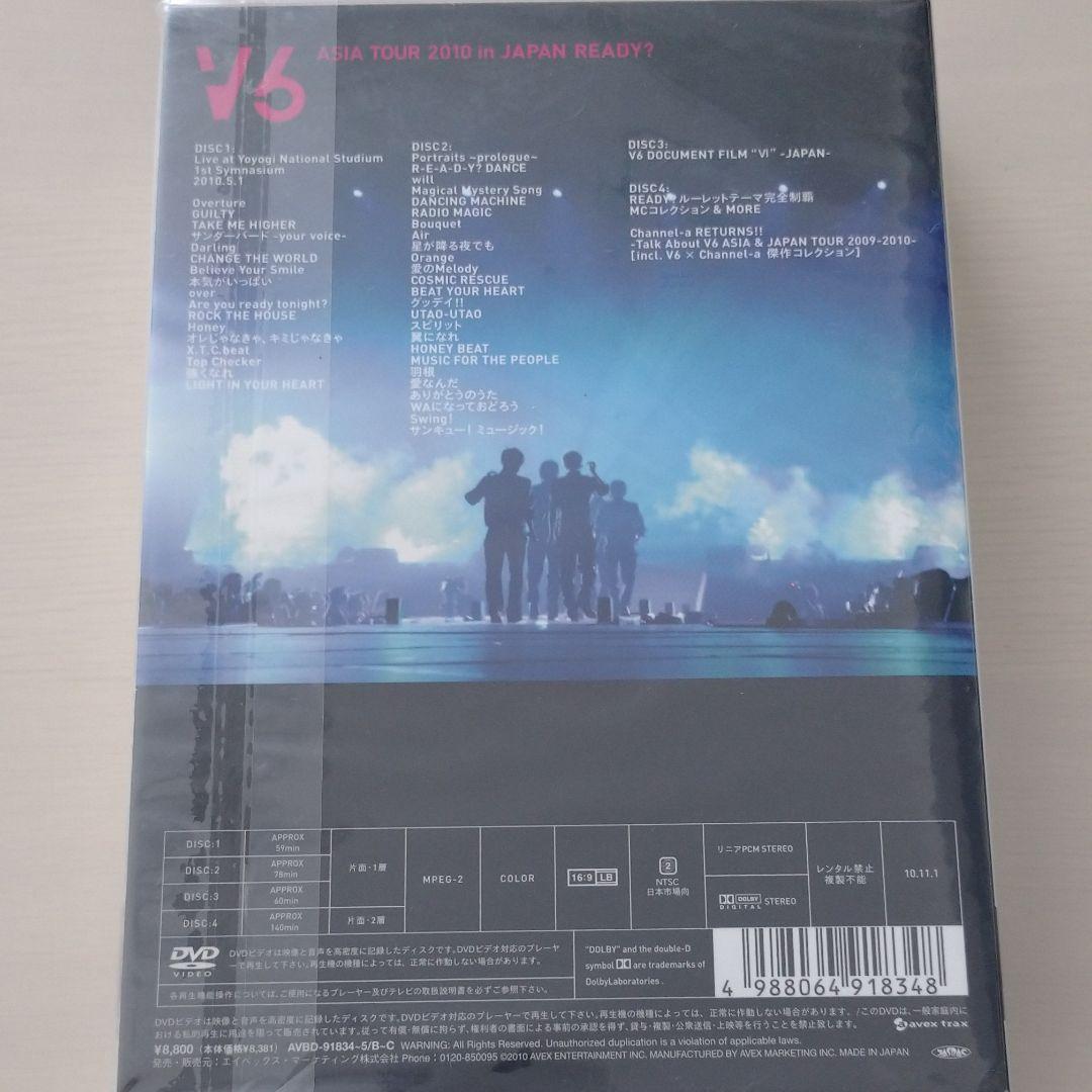 未開封 V6/ASIA TOUR 2010 in JAPAN READY?
