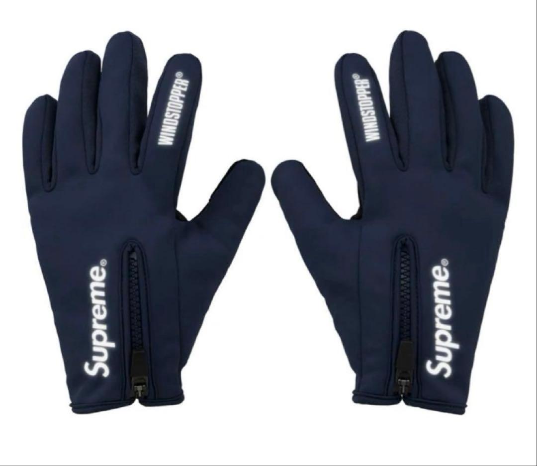 【新品未使用】Supreme WINDSTOPPER Zip Gloves