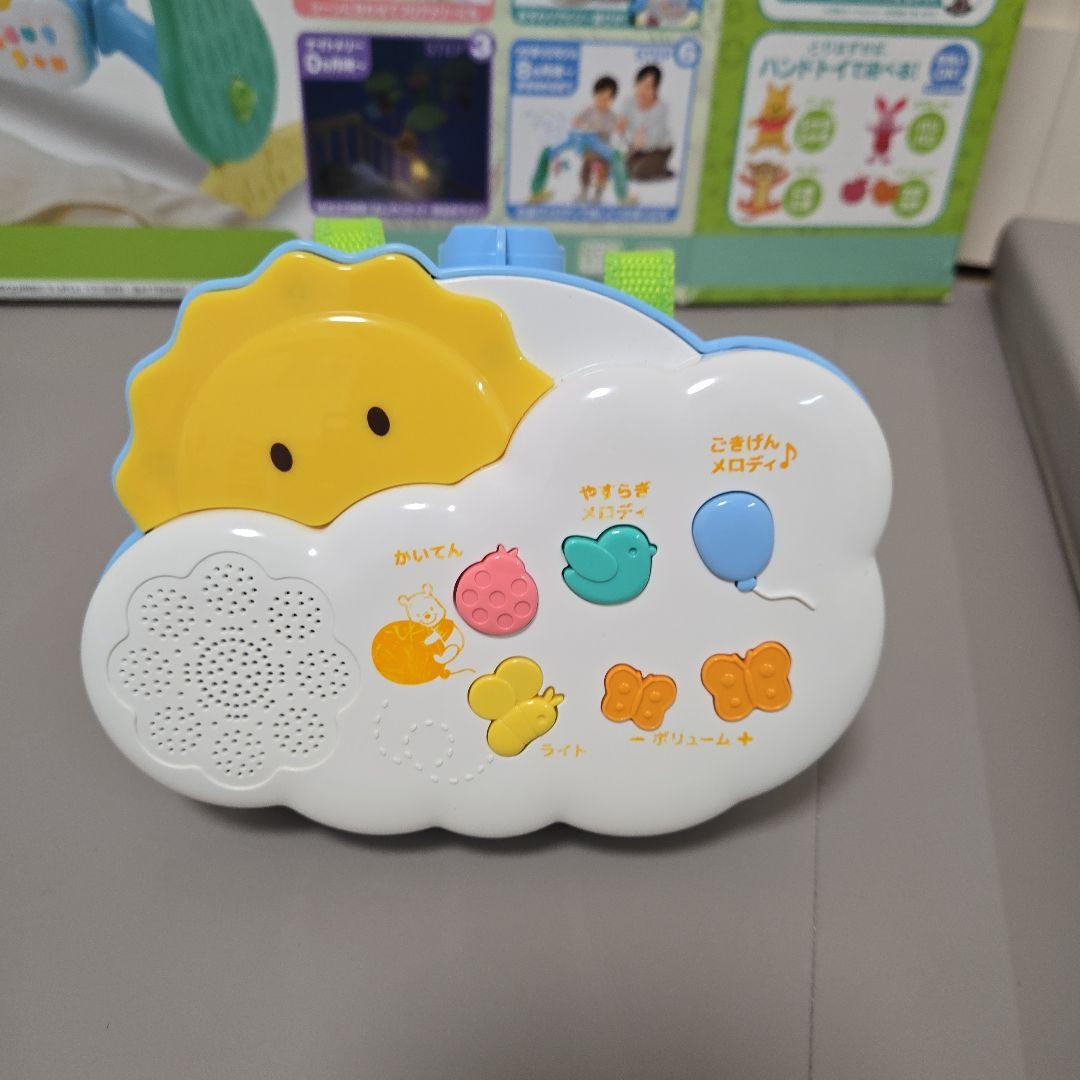 【美品】Disney babyくまのプーさん6WAYジムにへんしんメリー