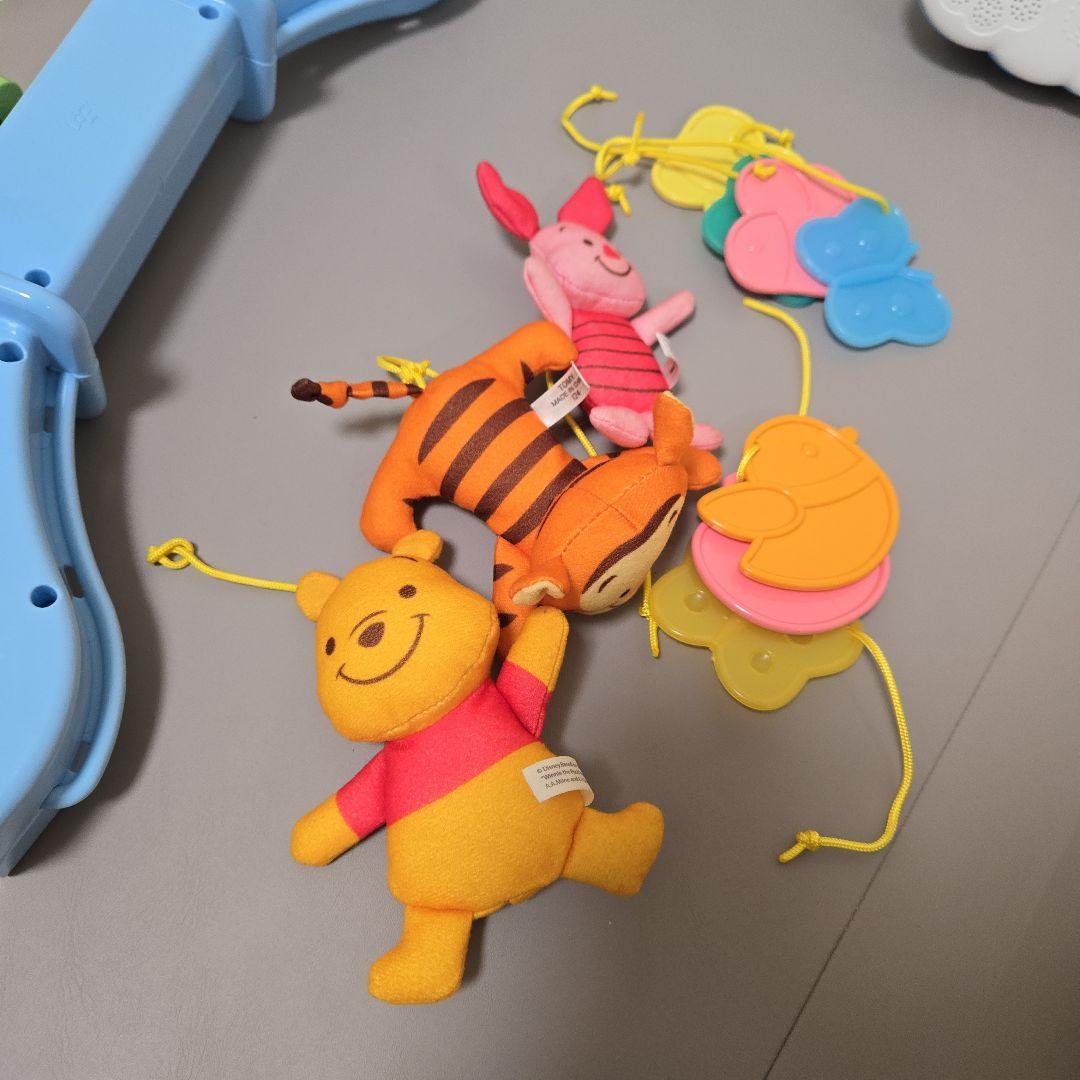 【美品】Disney babyくまのプーさん6WAYジムにへんしんメリー