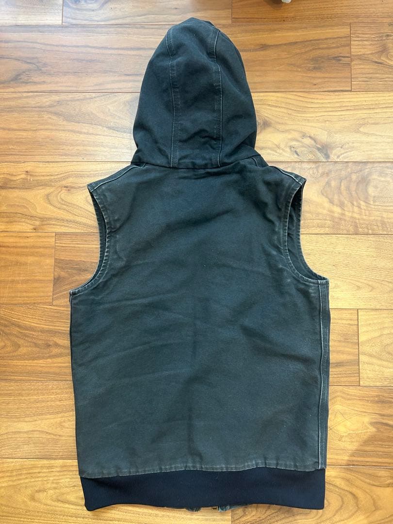 Carhartt フード付きベスト ダークグレー