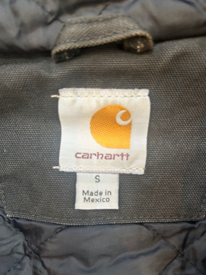 Carhartt フード付きベスト ダークグレー
