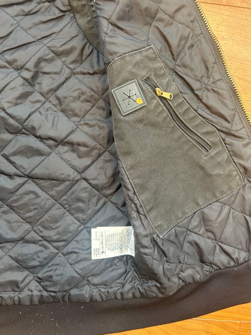 Carhartt フード付きベスト ダークグレー